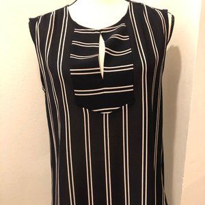 J. Crew Navy stripe tank top, size 2